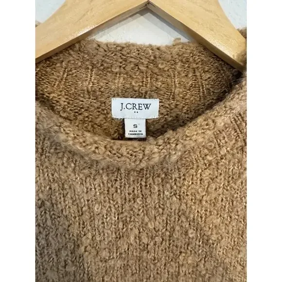 JCrew camel and cream striped sweater - Picture 2 of 6